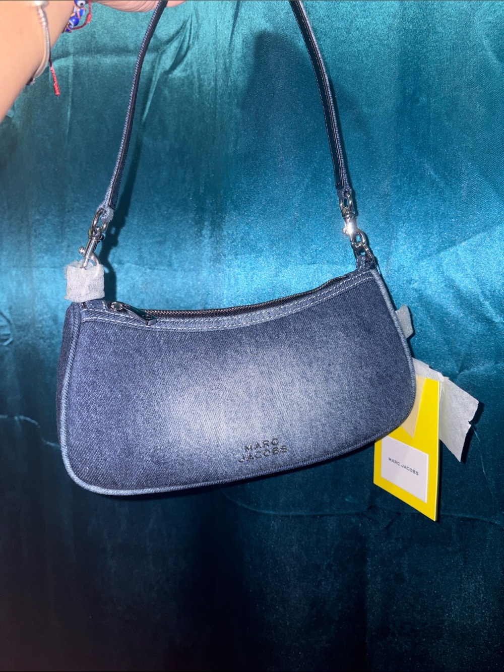 Marc Jacobs Indigo Denim Shoulder Bag nwt as shown 🦋 no flaws - Picture 2 of 8